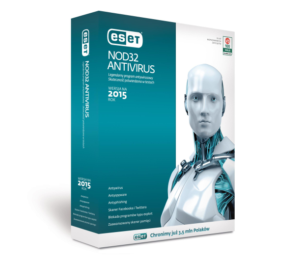 Eset NOD32 Antivirus 1st. (36m.) - 200641 - zdjęcie